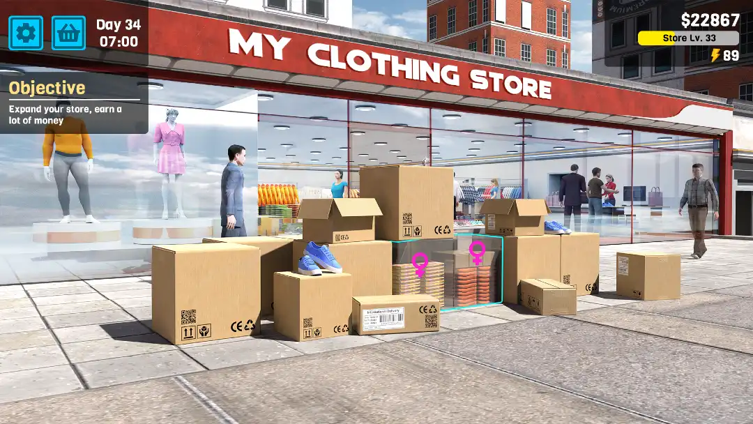 Clothing Store Simulator screenshot 1