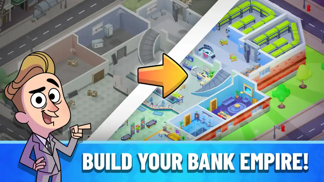 Idle Bank Tycoon screenshot 1