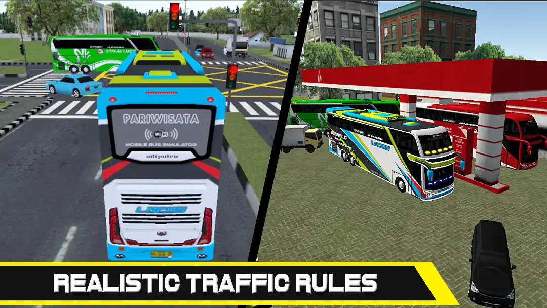 Mobile Bus Simulator screenshot 1