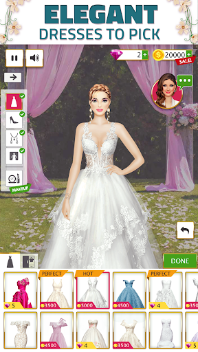 Super Wedding Dress Up Stylist screenshot 4