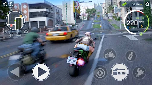 Real Moto Driving Racing World screenshot 1