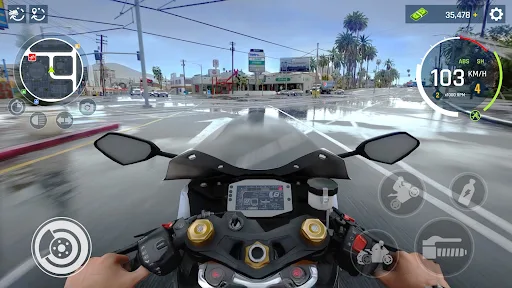 Real Moto Driving Racing World screenshot 2