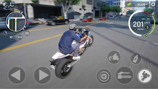 Real Moto Driving Racing World screenshot 3