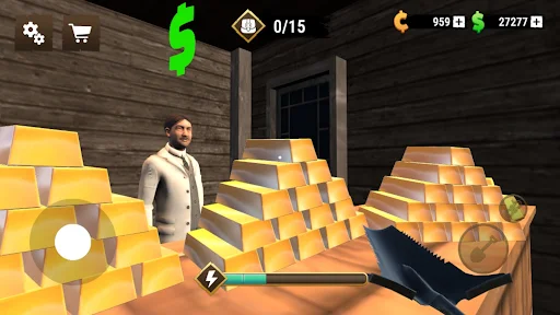 Wild West Miner Gold Rush screenshot 2
